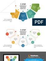 FF0486!01!5 Step Semicircle Diagram Slide Template 16x9 1