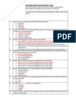 Questions From Data Privacy Quiz 03-02-2022