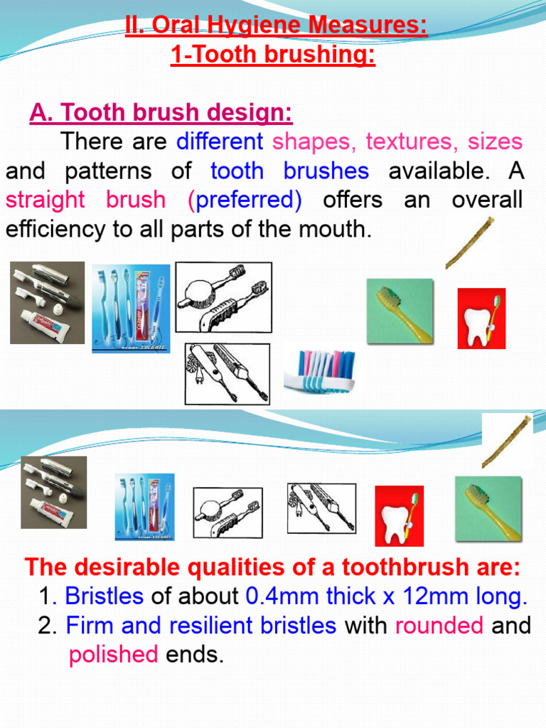 2 Oral Hygiene Measures | PDF | Toothbrush | Dentistry