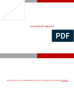 Analysis of Variance