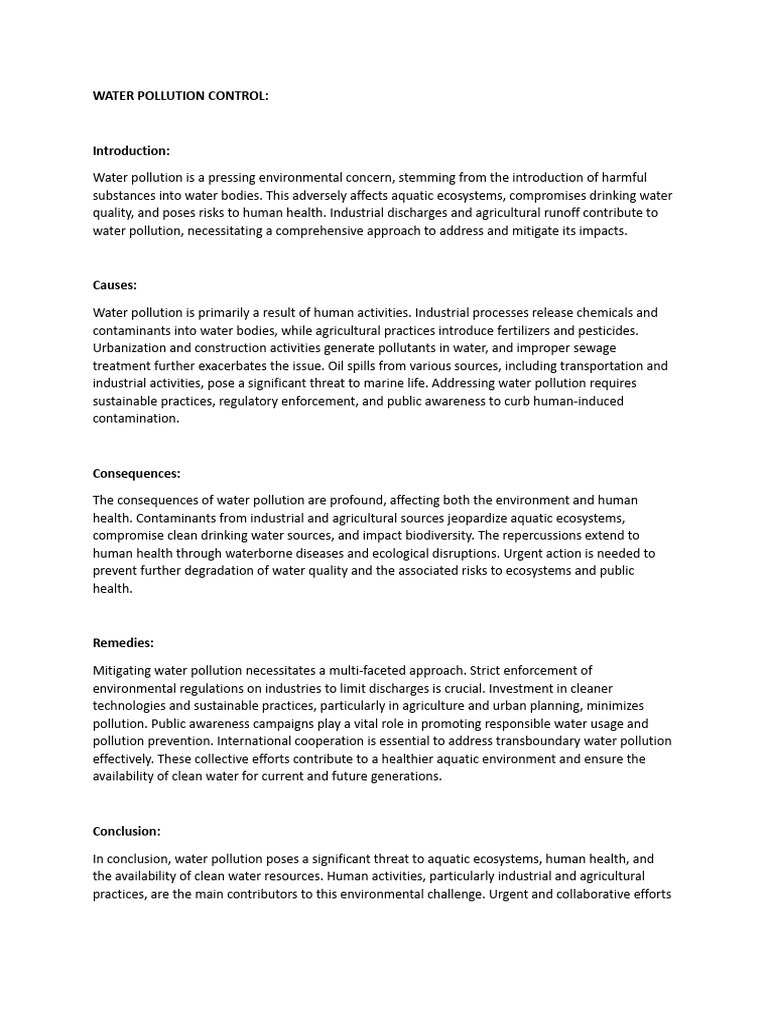 Water Pollution Es 3 | PDF | Water Pollution | Pollution