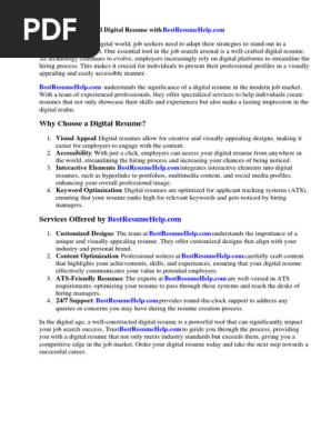 Digital Resume