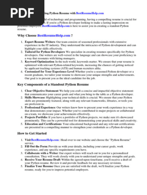 Python Resume