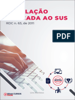 Legislação Aplicada Ao Sus: RDC N. 63, de 2011