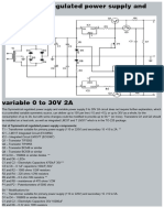 List of Symmetrical Regulated Power Supply Components