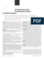 Ultrasound-Guided Subclavian Vein Catheterization. A Systematic Review and Meta-Analysis. Crit Care Med 2015