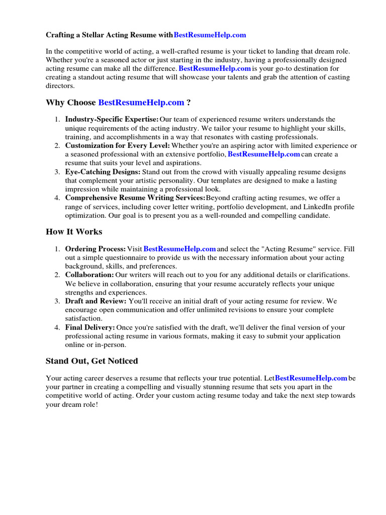 Acting Resume Builder PDF R sum - 1718797274
