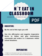 Don T Eat in Classroom