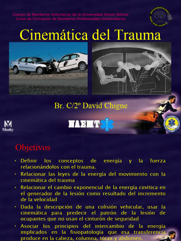 Cinemática Del Trauma | PDF | Lesión | Cinemática
