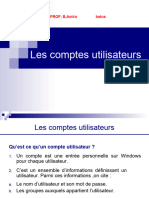 2 - Les Comptes Utilisateurs