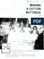 Making A Cotton Mattress