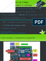 Presentation PlateformeArduino COLLEGE