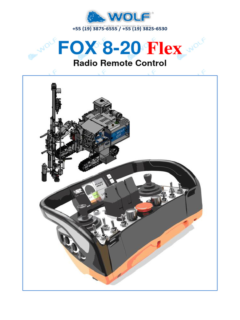FOX 8-20 Flex Remote Control Guide | PDF | Battery Charger | Equipment