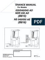 Yale SM NR035 040 045AD - NDR030 ADB815 - NS040 050 AEB816