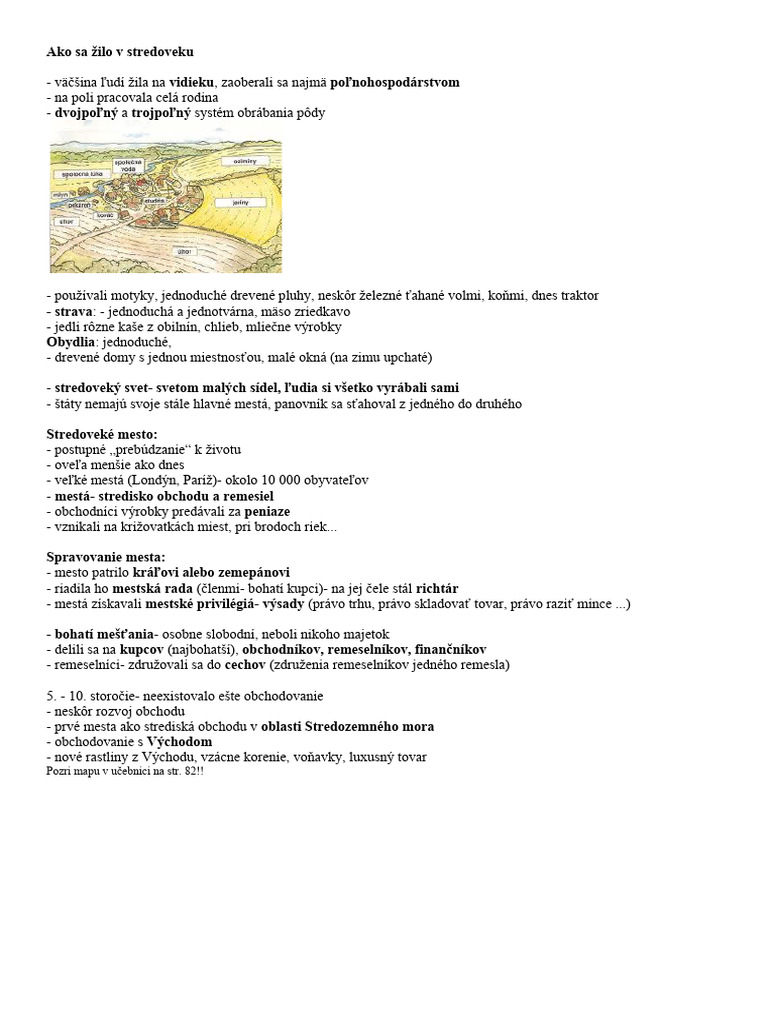 Ako Sa å Ilo V Stredoveku Pdf