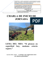 Charlas de Inicio de Jornada Junio