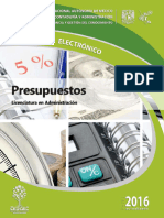 Presupuestos Plan 2016