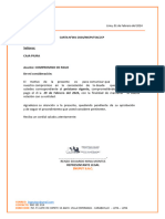 Carta de Compromiso de Pago Ingput Sac