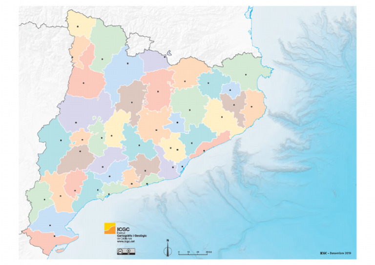 2019 Icgc Mapa Comarcal Mut | PDF