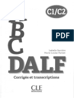 ABC DALF C1 C2 - 2019 Corrigés et transcriptions