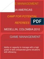 Fiba Americas: Camp For Potential Referees