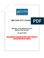 Minutes Council Meeting 24 April 2023 Website Version