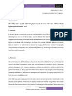 JOURNAL 1 - Micro-Filter Device Capable of Detecting Trace Amounts of Cancer Cells in One Mililiter of Blood by Kumamoto University, 2021