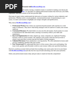 Student Objective for Resume