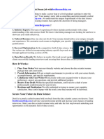 Data Scientist Cover Letter PDF