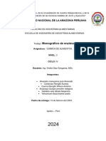 Monografia de Quimica de Alimentos