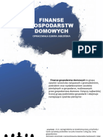 Finanse Gospodarstw Domowych