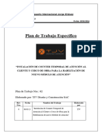 002 Plan de Trabajo Especifico - Instalación Módulo Temporal y Cerco de Obra