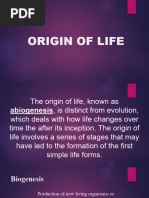Origin of Life PPT | PDF