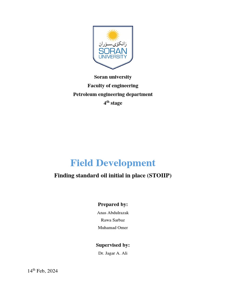 STOIIP Calculation Methods in Oil Fields | PDF | Science