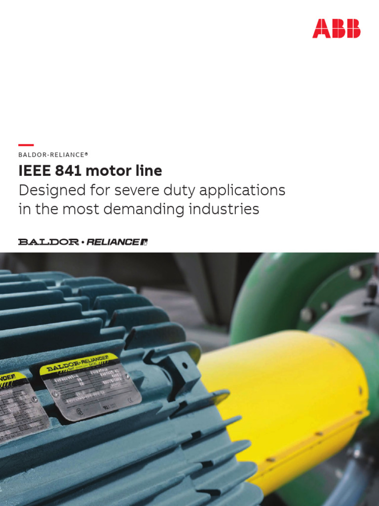 Baldor 841 | PDF | Bearing (Mechanical) | Electric Motor