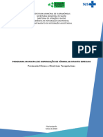 Protocolo Clínico e Diretrizes Terapêuticas: Programa Municipal de Dispensação de Fórmulas Infantis Especiais