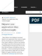 Réparer Une Application Mac Endommagée - MacBookCity