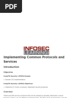 Lab Instructions Implementing Common Protocols and Services