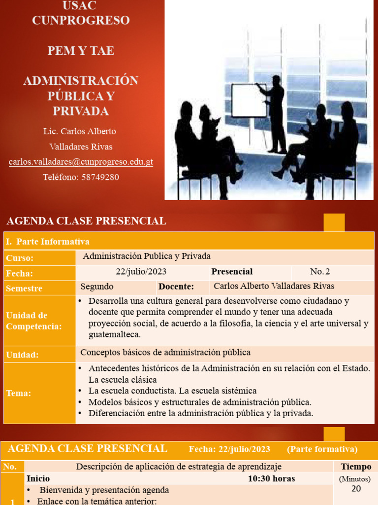 Curso de Administración Pública y Privada | PDF | Gobierno | Estado ...