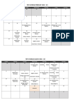 IG1 TERM 1 Test Schedule