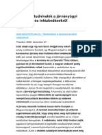 Általános Tudnivalók A Járványügyi Helyzetről És Intézkedésekről