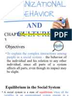 Chapter 3 Organizational Behavior and Culture