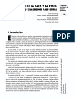 La Regulación de La Caza y La Pesca Deportiva y Su Dimensión Ambintal Autor Javier Sanz Larrugo y Gonzalo Barrio Gorda