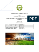 Adaptacion Al Cambio Climatico Objetivos de La Estrategia