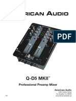 American Audio Q-D5 User Manual