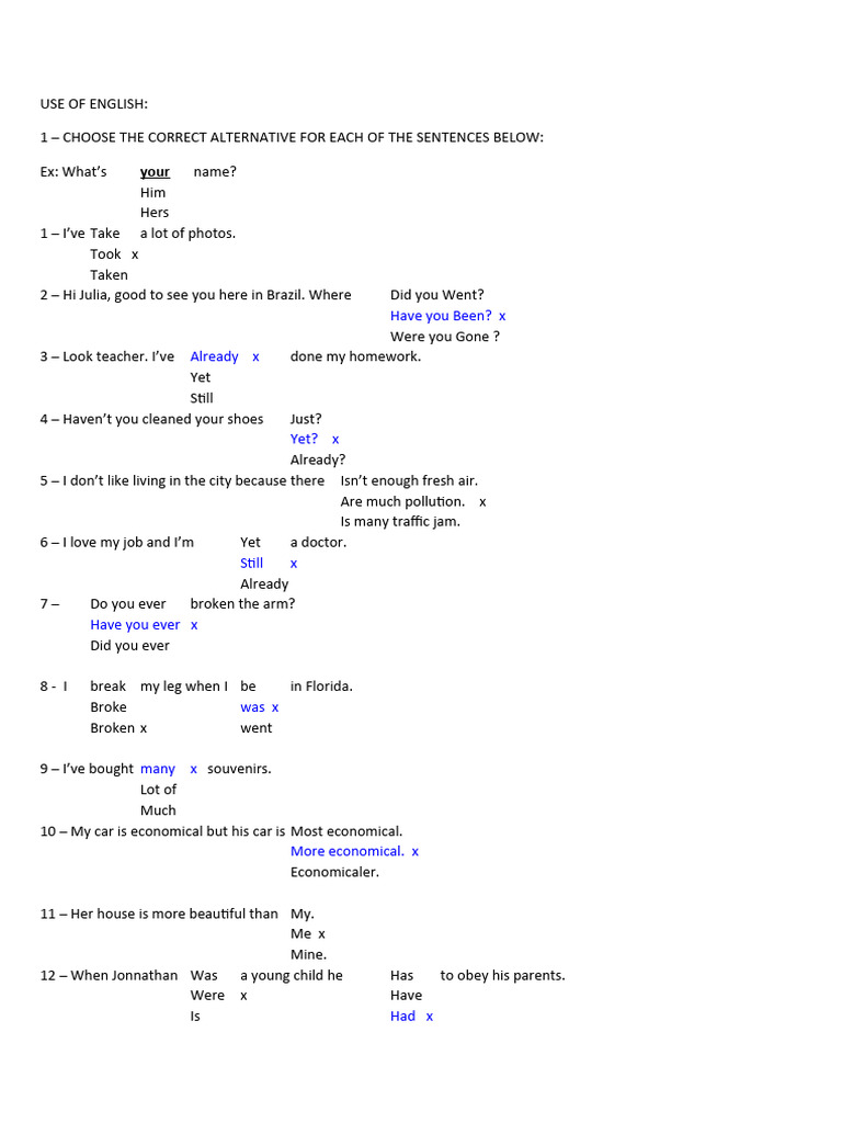 Elementary - Streamline Use of English - Basic 4 - 61 - 80 | PDF