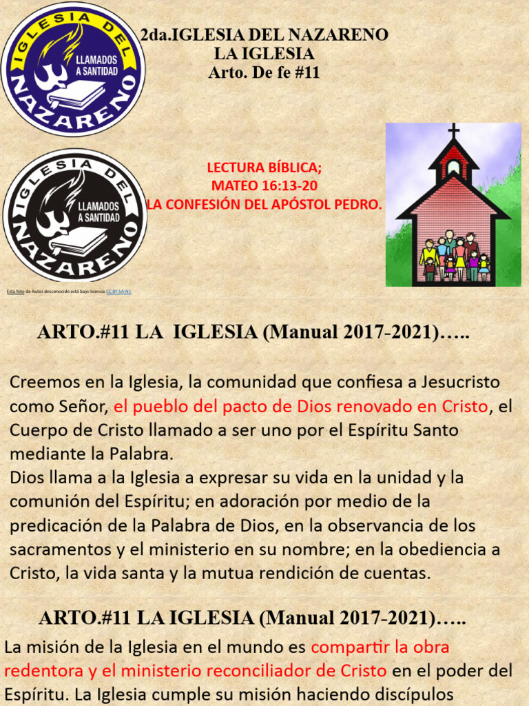 Fundamentos de la Iglesia Cristiana | PDF | Iglesia cristiana | Iglesia ...