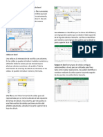 Estructura Básica de Una Hoja de Cálculo Excel