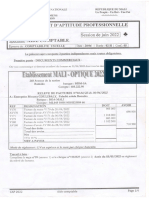 Corrigé CAP 2022 Compta Usuelle PDF