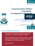 Comunicacion Entre Medico y Paciente DR Jara Valencia2018